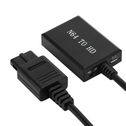 For N64 To HDMI-compatible Converter HD Link Cable for N64/GameCube/SNES Plug and Play 1080P for Nintendo 64 To HD Converter