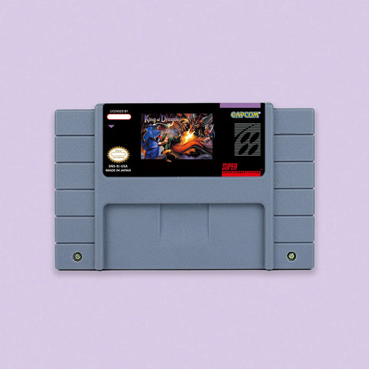 Action games King of Dragons  for SNES 16 bit USA NTSC or EUR PAL Video Game Consoles Cartridge