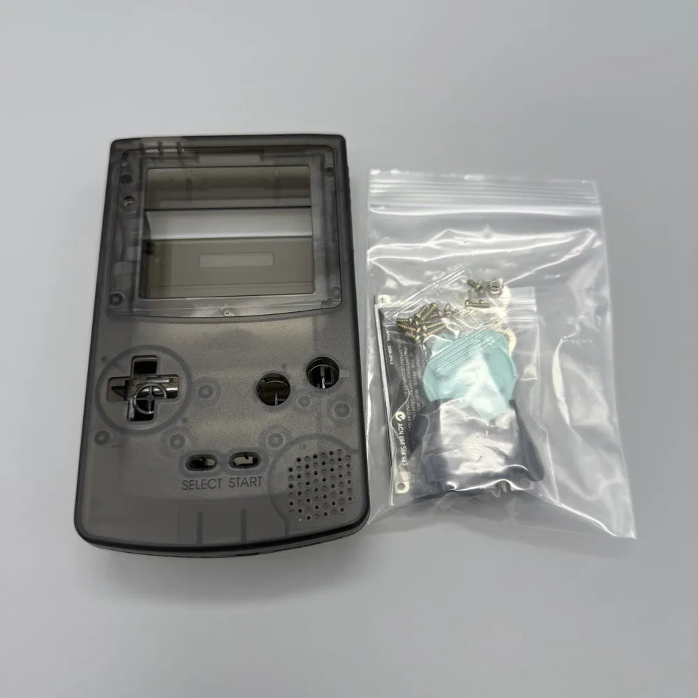High quality shell kit for Gameboy COLOR GBC. Suitable for GBC 2.6-inch 2.45-inch 2.2-inch LCD