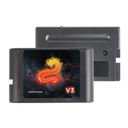 REMANK Mega Drive V3 Pro 3000 in1 MD V3 CART EDMD Remix MD Game Card MD V3 Flash For SEGA MegaDrive US/JP/EU 16-bit Game Console