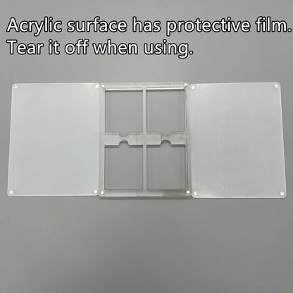 High transparency Acrylic Magnetic suction cover Games Storage Box Hard Shell cartridge Case for GameBoy GB  GBC