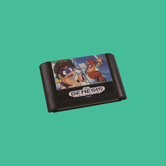 Chiki Chiki Boys USA Game for SEGA Mega Drive Genesis 16 bit Consoles Game Cartridge Box Manual
