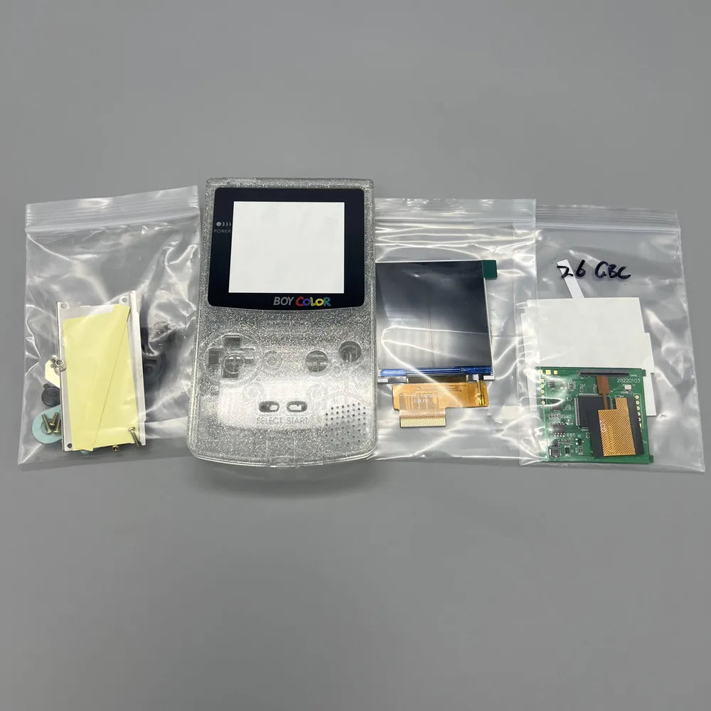 2.6 "GBC IPS LCD and new shell for Gameboy Color.Support pixel display. No need to cut the shell.