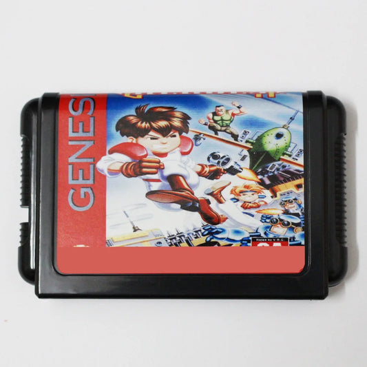 Gunstar Heroes 16bit MD Game Card For 16 Bit Sega MegaDrive Genesis Consoles