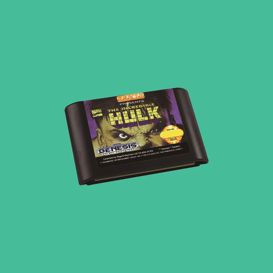 The Incredible Hulk  USA Game for SEGA Mega Drive Genesis 16 bit Consoles Game Cartridge Box Manual