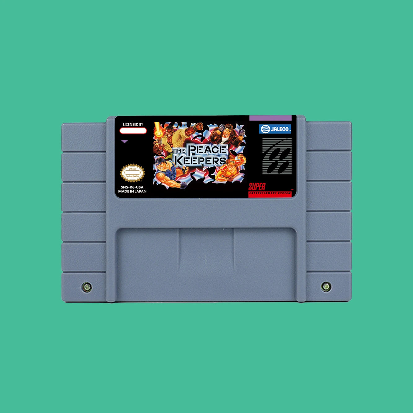 Action Game for The Peace Keepers  - USA or EUR version Cartridge available for SNES  Game Consoles