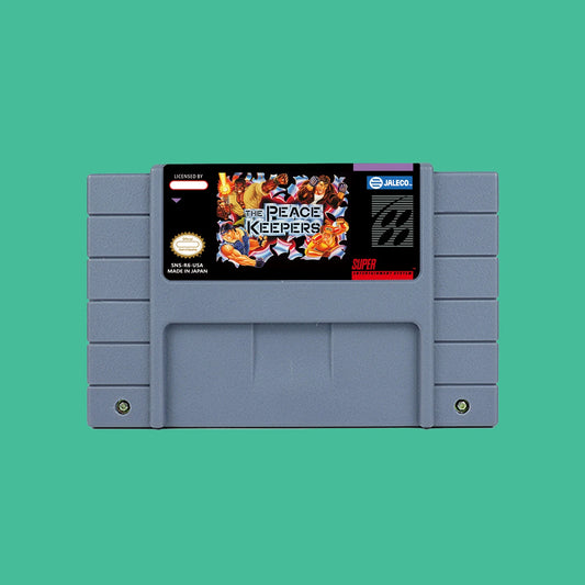 Action Game for The Peace Keepers  - USA or EUR version Cartridge available for SNES  Game Consoles