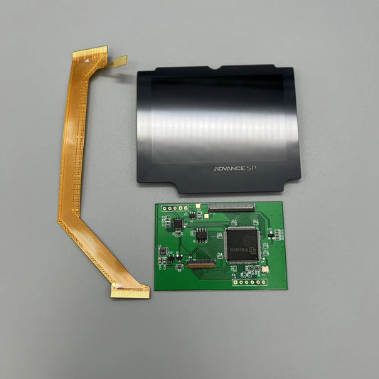 2024 new 3.0 "original size IPS high brightness LCD screen is suitable for Gameboy advance SP GBASP
