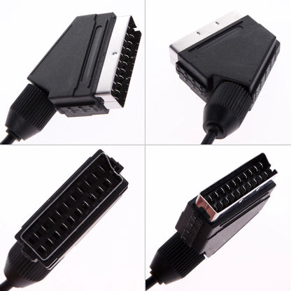 1.8m RGB Video AV A/V TV Scart Cable For Nintendo NES N64 SNES Stereo Audio Video Cord Wire for NGC NTSC Gamecube Game Console