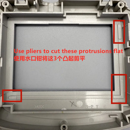 2025 GBA IPS LCD 3.0 "IPS high brightness LCD screen and shell kit for Gameboy advance GBA.no cut shell required easy to install