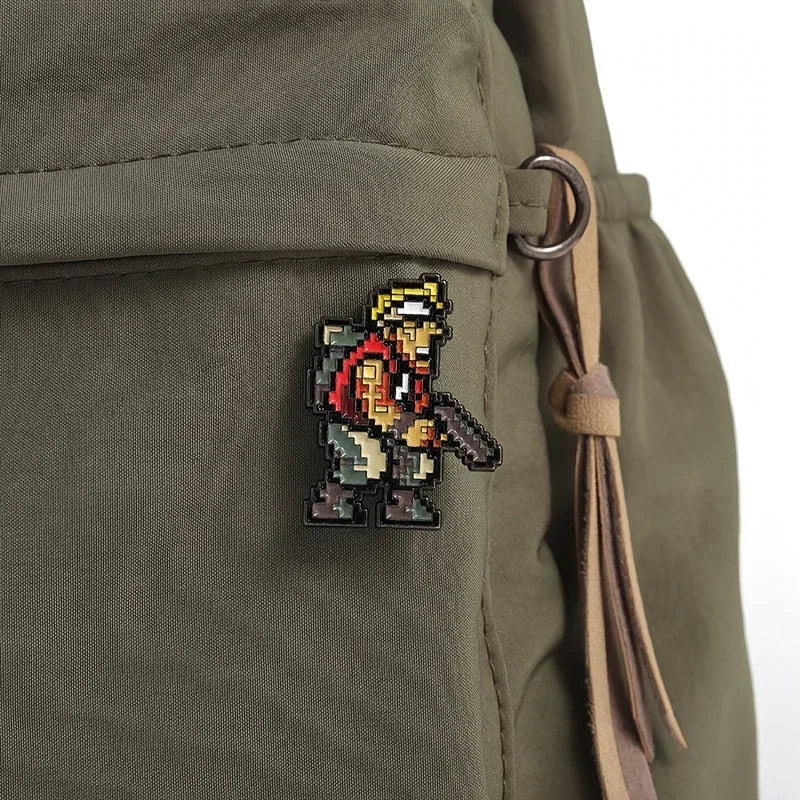 1pc Classic Retro Old Games Metal Slug Enamel Pins – Cartoon Metal Brooch Badge for Jacket, Bags, Hats, Cosplay Accessories
