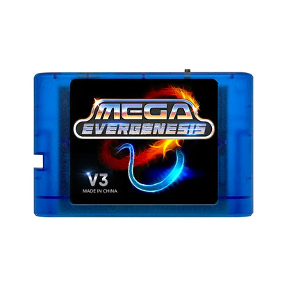 3000 in 1 Mega Genesis V3 Pro With 4GB TF Card EDMD Game Card For SEGA Genesis Mega Drive Master System Game Console