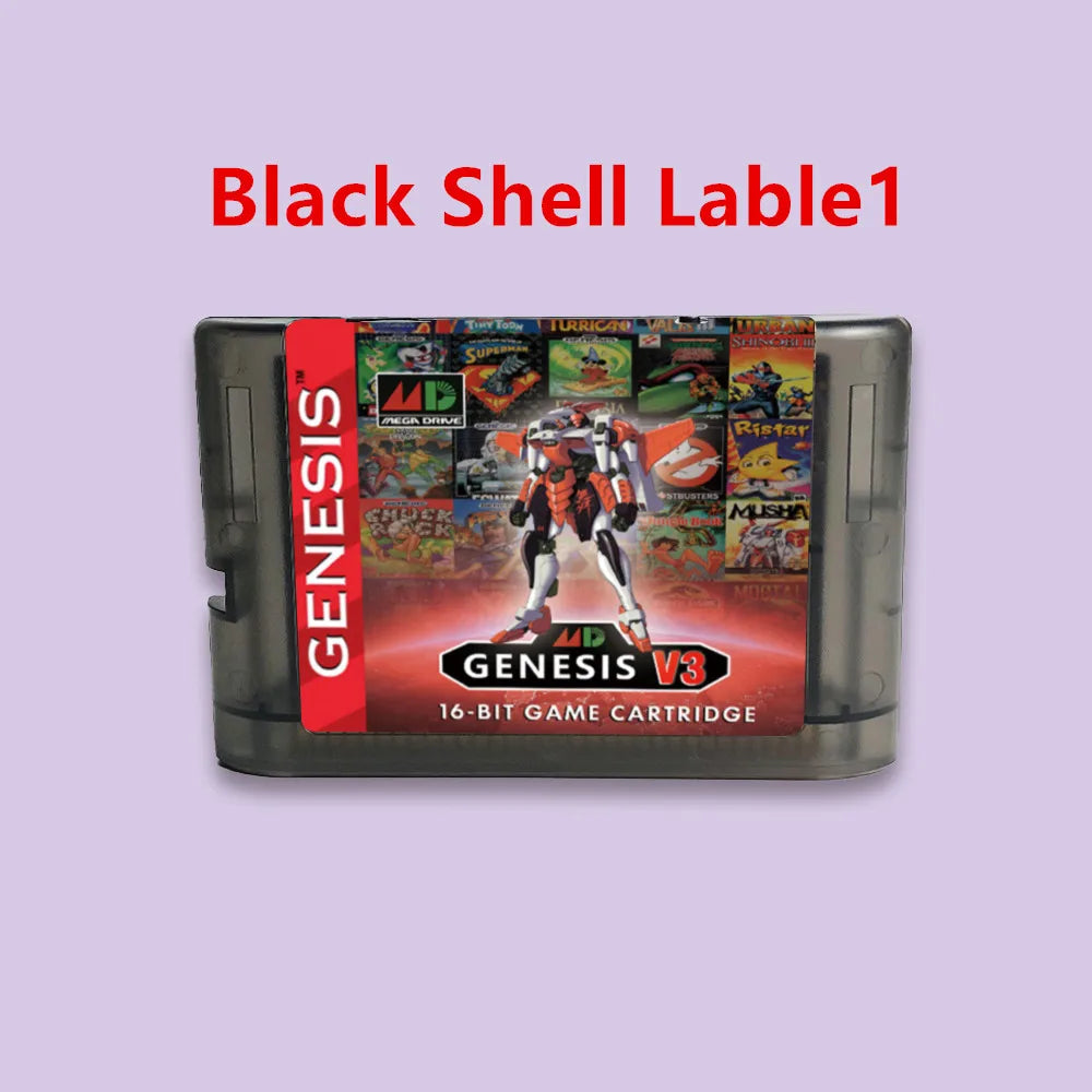 MegaDrive Genesis MD V3 Pro 3000 in 1  Game Cartridge 8GB TF  Gard for SEGA Genesis Mega Drive USA/ Japan /EUR MegaDrive Console