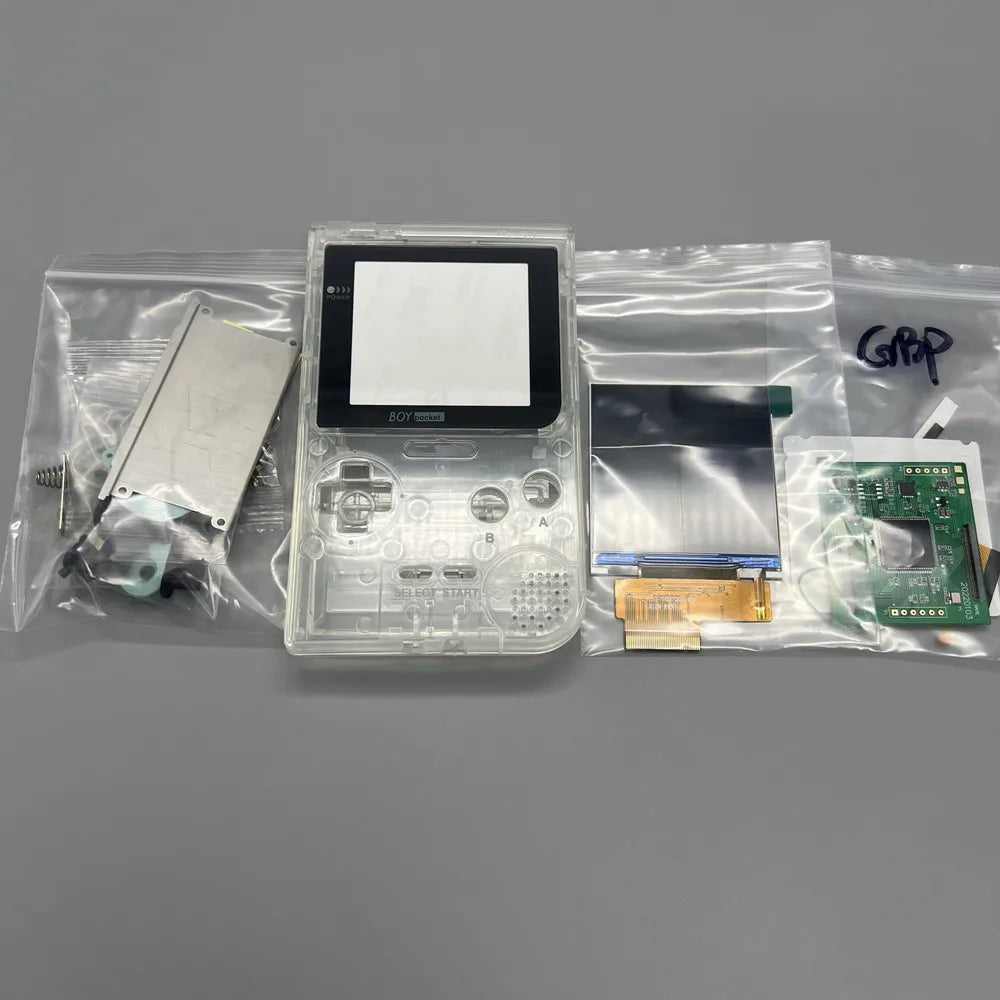 GBP LCD Easy to install 2.6-inch full size IPS high brightness LCD With high quality shell for Nintendo gameboy pocket GBP