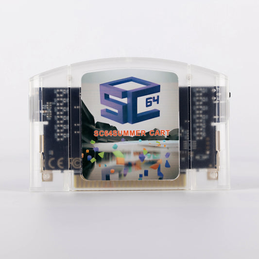 SC64 SummCarted 64 Open Source N64  with 32GB SD Card Cartridge Card 64DD Games for Nintendo 64 Video Game