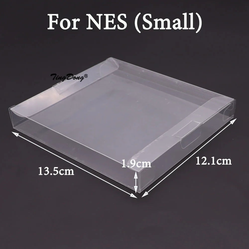 Clear Transparent Game Cartridge Box Case CIB Games Plastic PET Protector for N64 NES SNES for GB GBA GBC NGPC Switch For PS5