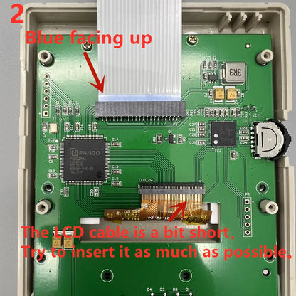 2.45-inch original size high brightness LCD screen and shell for Gameboy GB DMG LCD.Simple installation.No need to cut the shell