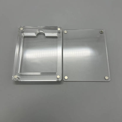 One slot High transparency Acrylic Magnetic suction cover Games Storage Box Hard Shell cartridge Case for GameBoy GB GBC