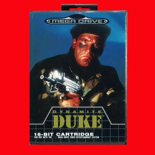 Dynamite Duke 16Bit MD Game Cartridge with EUR Box for Sega Megadrive Genesis Systems