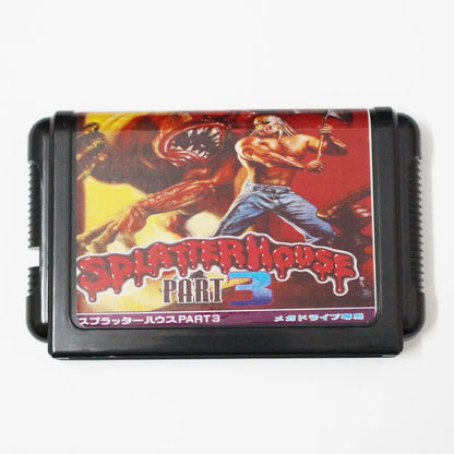 Splatterhouse Part 3 16bit MD Game Card For 16 Bit Sega MegaDrive Genesis Consoles