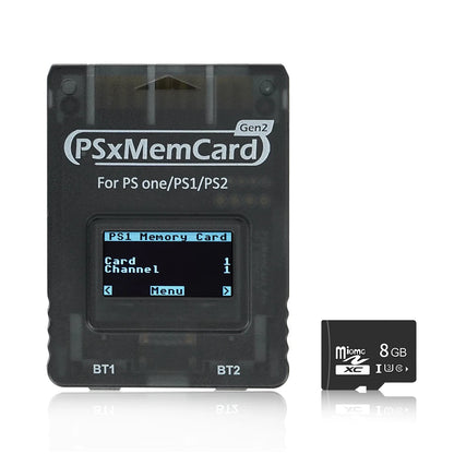BitFunx PSxMemCard Gen2 SD2PSX Memory Card For PS1/PS2 SD Card Reader Card Adapter For PS One Game Console Save Data Game Card