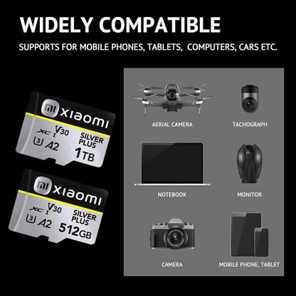 Xiaomi Ultra Micro Mini SD Card 1TB 512GB SD Memory Card 128GB 256GB A2 U3 V30 TF Flash Cards For Phone Computer