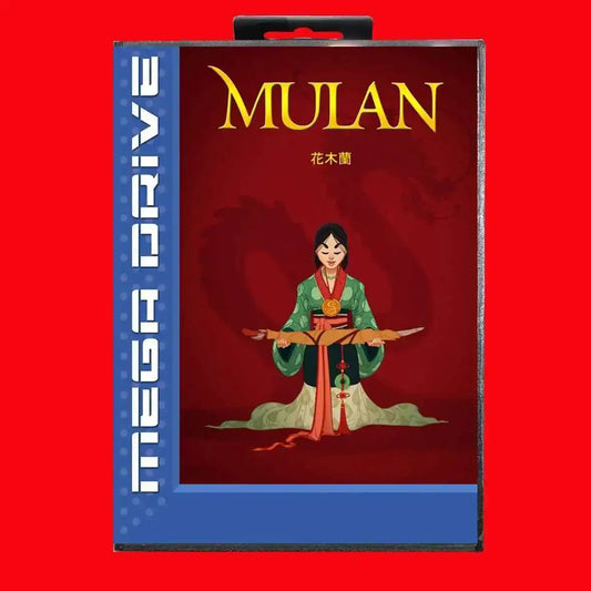 Mulan with EUR Box for 16 Bit Sega MD game Cartridge Megadrive Genesis system