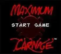 New Arrival Maximum Carnage 16 Bit MD Game Card For Sega Mega Drive For Genesis