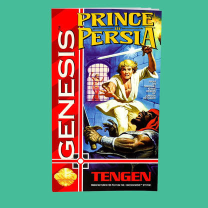 Prince Of Persia USA Game for SEGA Mega Drive Genesis 16 bit Consoles Game Cartridge Box Manual