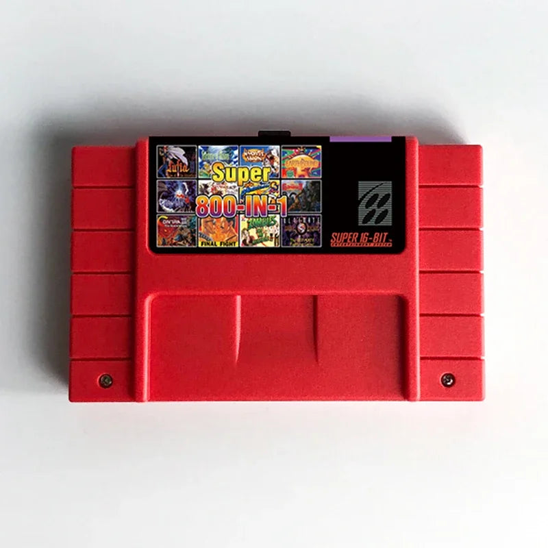 Retro Super 800 in 1 Pro Video Game Cartridge For SNES 16 Bit Game Console Card For Super nintendo