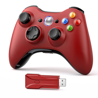 Xbox 360 Wireless Controller For Xbox 360/Slim/Elite/Winodow/PC Video Game Gamepad 6-axis Joystick Dual Vibration 2.4G Gaming